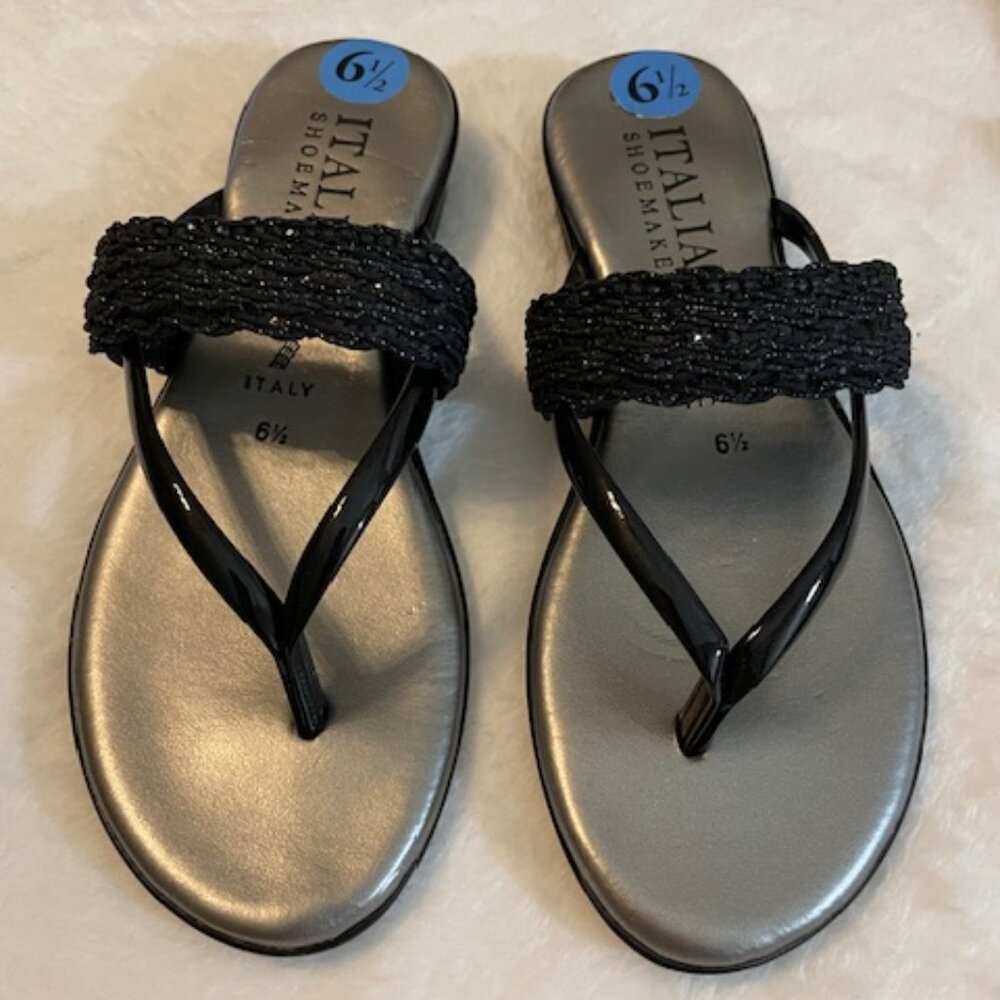 Black Sandals - 6.5 (37)
